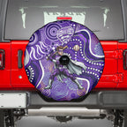 Hobart Hurricanes Spare Tire Cover Indigenous Dot Art Superhero Batter Tribal Pattern