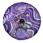 Hobart Hurricanes Spare Tire Cover Indigenous Dot Art Superhero Batter Tribal Pattern