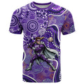 Hobart Hurricanes T Shirt Indigenous Dot Art Superhero Batter Tribal Pattern