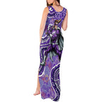 Hobart Hurricanes Tank Maxi Dress Indigenous Dot Art Superhero Batter Tribal Pattern