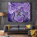Hobart Hurricanes Tapestry Indigenous Dot Art Superhero Batter Tribal Pattern
