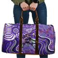 Hobart Hurricanes Travel Bag Indigenous Dot Art Superhero Batter Tribal Pattern