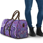 Hobart Hurricanes Travel Bag Indigenous Dot Art Superhero Batter Tribal Pattern