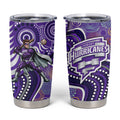 Hobart Hurricanes Tumbler Cup Indigenous Dot Art Superhero Batter Tribal Pattern