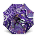 Hobart Hurricanes Umbrella Indigenous Dot Art Superhero Batter Tribal Pattern