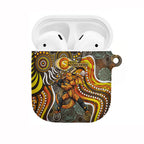 Perth Scorchers AirPods Case Indigenous Dot Art Superhero Batter Tribal Pattern