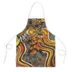 Perth Scorchers Apron Indigenous Dot Art Superhero Batter Tribal Pattern