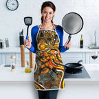 Perth Scorchers Apron Indigenous Dot Art Superhero Batter Tribal Pattern