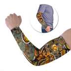 Perth Scorchers Arm Sleeves Indigenous Dot Art Superhero Batter Tribal Pattern