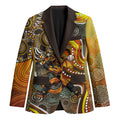 Perth Scorchers Blazer Indigenous Dot Art Superhero Batter Tribal Pattern