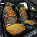 Perth Scorchers Car Seat Cover Indigenous Dot Art Superhero Batter Tribal Pattern