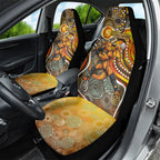 Perth Scorchers Car Seat Cover Indigenous Dot Art Superhero Batter Tribal Pattern