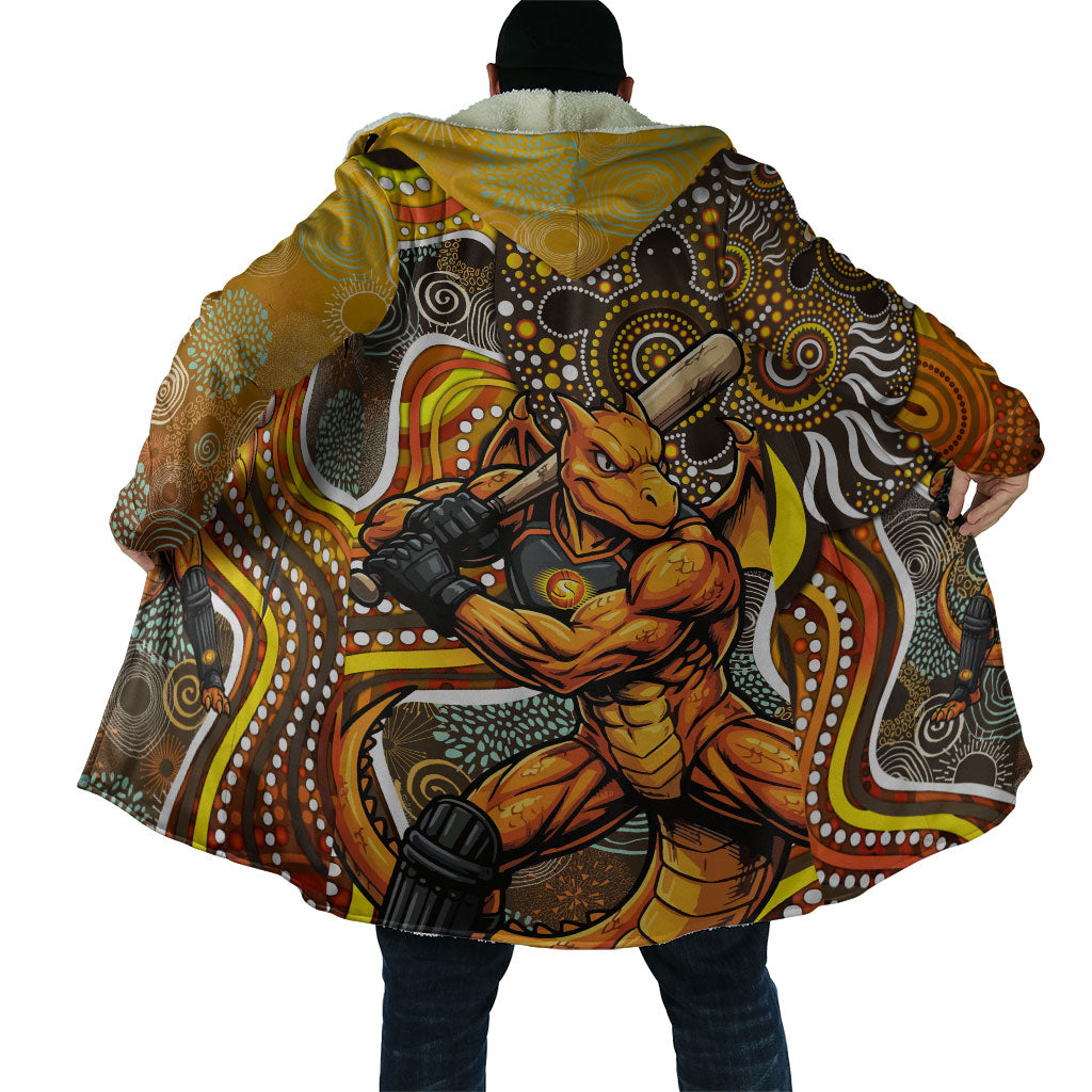 Perth Scorchers Cloak Indigenous Dot Art Superhero Batter Tribal Pattern