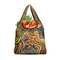Perth Scorchers Grocery Bag Indigenous Dot Art Superhero Batter Tribal Pattern