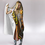 Perth Scorchers Hooded Blanket Indigenous Dot Art Superhero Batter Tribal Pattern
