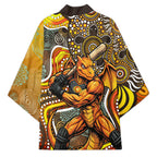 Perth Scorchers Kimono Indigenous Dot Art Superhero Batter Tribal Pattern