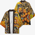 Perth Scorchers Kimono Indigenous Dot Art Superhero Batter Tribal Pattern