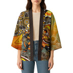 Perth Scorchers Kimono Indigenous Dot Art Superhero Batter Tribal Pattern
