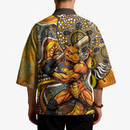 Perth Scorchers Kimono Indigenous Dot Art Superhero Batter Tribal Pattern