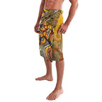 Perth Scorchers Lavalava Indigenous Dot Art Superhero Batter Tribal Pattern