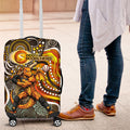 Perth Scorchers Luggage Cover Indigenous Dot Art Superhero Batter Tribal Pattern