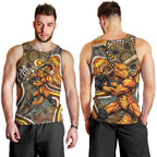 Perth Scorchers Men Tank Top Indigenous Dot Art Superhero Batter Tribal Pattern
