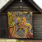 Perth Scorchers Quilt Indigenous Dot Art Superhero Batter Tribal Pattern