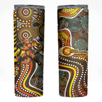Perth Scorchers Skinny Tumbler Indigenous Dot Art Superhero Batter Tribal Pattern