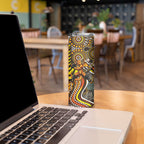 Perth Scorchers Skinny Tumbler Indigenous Dot Art Superhero Batter Tribal Pattern