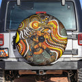 Perth Scorchers Spare Tire Cover Indigenous Dot Art Superhero Batter Tribal Pattern