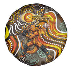 Perth Scorchers Spare Tire Cover Indigenous Dot Art Superhero Batter Tribal Pattern