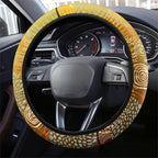 Perth Scorchers Steering Wheel Cover Indigenous Dot Art Superhero Batter Tribal Pattern