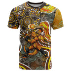 Perth Scorchers T Shirt Indigenous Dot Art Superhero Batter Tribal Pattern