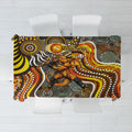 Perth Scorchers Tablecloth Indigenous Dot Art Superhero Batter Tribal Pattern