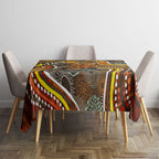 Perth Scorchers Tablecloth Indigenous Dot Art Superhero Batter Tribal Pattern