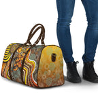 Perth Scorchers Travel Bag Indigenous Dot Art Superhero Batter Tribal Pattern