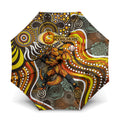 Perth Scorchers Umbrella Indigenous Dot Art Superhero Batter Tribal Pattern