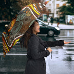 Perth Scorchers Umbrella Indigenous Dot Art Superhero Batter Tribal Pattern