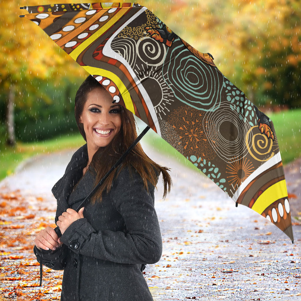 Perth Scorchers Umbrella Indigenous Dot Art Superhero Batter Tribal Pattern