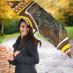 Perth Scorchers Umbrella Indigenous Dot Art Superhero Batter Tribal Pattern