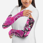 Sydney Sixers Arm Sleeves Indigenous Dot Art Superhero Batter Tribal Pattern
