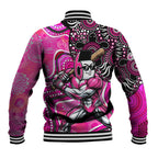 Sydney Sixers Baseball Jacket Indigenous Dot Art Superhero Batter Tribal Pattern