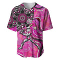 Sydney Sixers Baseball Jersey Indigenous Dot Art Superhero Batter Tribal Pattern