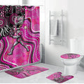 Sydney Sixers Bathroom Set Indigenous Dot Art Superhero Batter Tribal Pattern