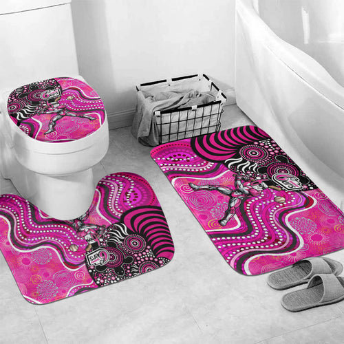 Sydney Sixers Bathroom Set Indigenous Dot Art Superhero Batter Tribal Pattern