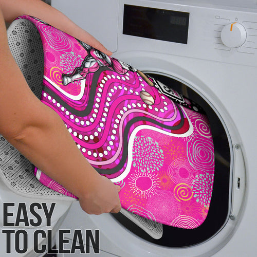 Sydney Sixers Bathroom Set Indigenous Dot Art Superhero Batter Tribal Pattern