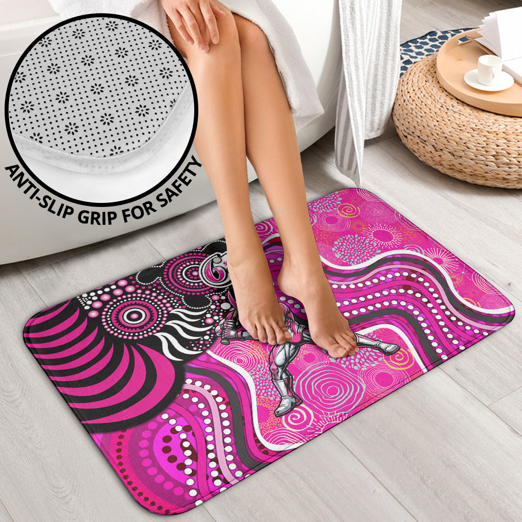 Sydney Sixers Bathroom Set Indigenous Dot Art Superhero Batter Tribal Pattern