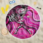 Sydney Sixers Beach Blanket Indigenous Dot Art Superhero Batter Tribal Pattern