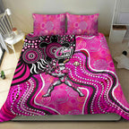 Sydney Sixers Bedding Set Indigenous Dot Art Superhero Batter Tribal Pattern
