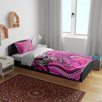 Sydney Sixers Bedding Set Indigenous Dot Art Superhero Batter Tribal Pattern